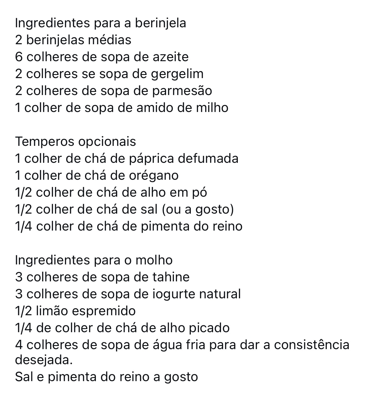 Beringela na Air Fryer